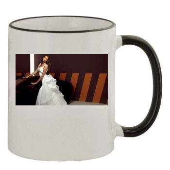 Irina Shayk 11oz Colored Rim & Handle Mug