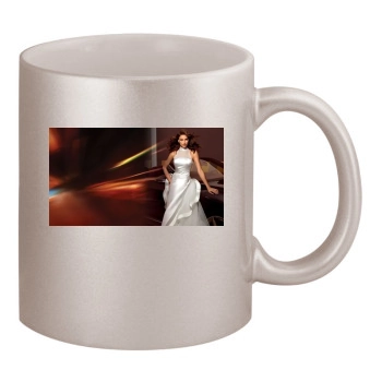 Irina Shayk 11oz Metallic Silver Mug