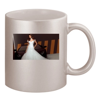 Irina Shayk 11oz Metallic Silver Mug