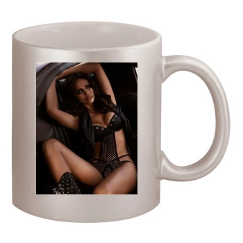 Irina Shayk 11oz Metallic Silver Mug