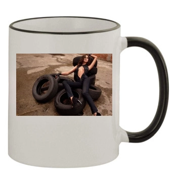 Irina Shayk 11oz Colored Rim & Handle Mug