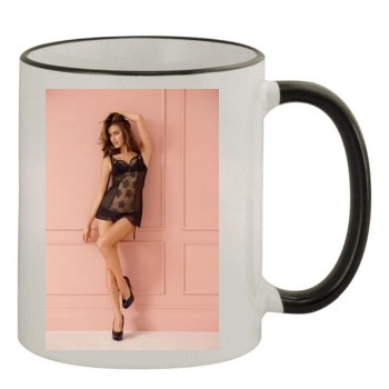 Irina Shayk 11oz Colored Rim & Handle Mug