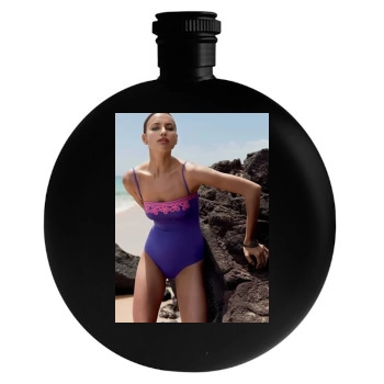 Irina Shayk Round Flask