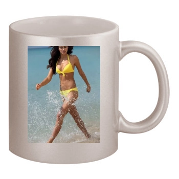 Irina Shayk 11oz Metallic Silver Mug