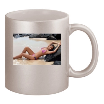 Irina Shayk 11oz Metallic Silver Mug