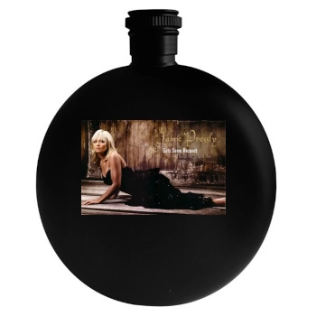 Jaime Pressly Round Flask