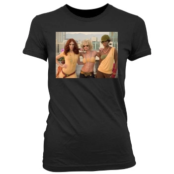 Jaime Pressly Women's Junior Cut Crewneck T-Shirt