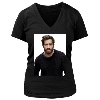 Jake Gyllenhaal Women's Deep V-Neck TShirt