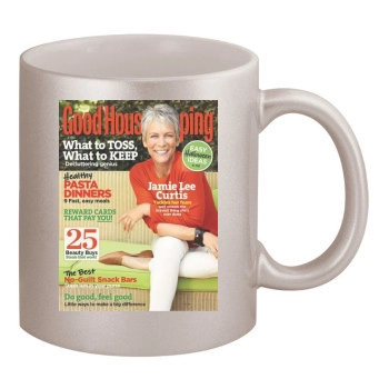 Jamie Lee Curtis 11oz Metallic Silver Mug