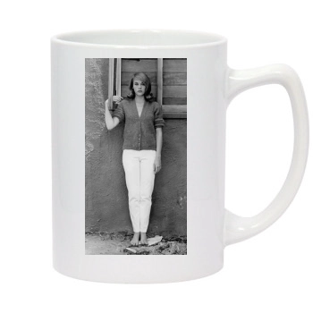 Jane Fonda 14oz White Statesman Mug