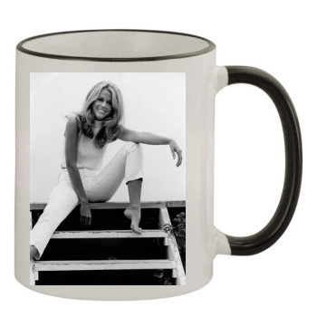 Jane Fonda 11oz Colored Rim & Handle Mug