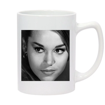 Jane Fonda 14oz White Statesman Mug