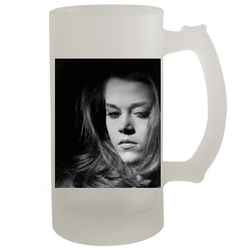 Jane Fonda 16oz Frosted Beer Stein