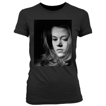 Jane Fonda Women's Junior Cut Crewneck T-Shirt