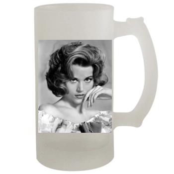 Jane Fonda 16oz Frosted Beer Stein