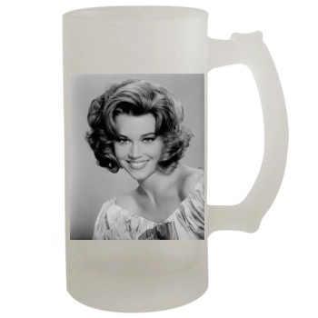 Jane Fonda 16oz Frosted Beer Stein