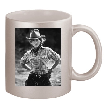 Jane Fonda 11oz Metallic Silver Mug