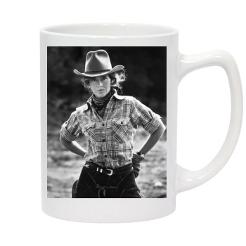 Jane Fonda 14oz White Statesman Mug