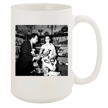 Jane Fonda 15oz White Mug