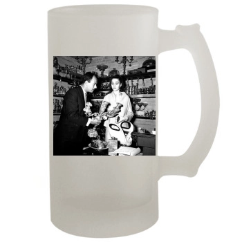 Jane Fonda 16oz Frosted Beer Stein