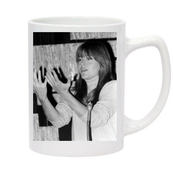 Jane Fonda 14oz White Statesman Mug