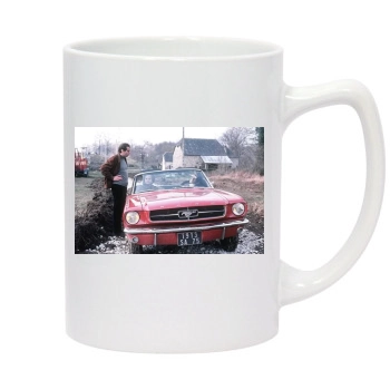 Jane Fonda 14oz White Statesman Mug