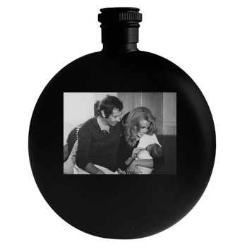 Jane Fonda Round Flask