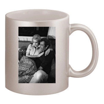 Jane Fonda 11oz Metallic Silver Mug