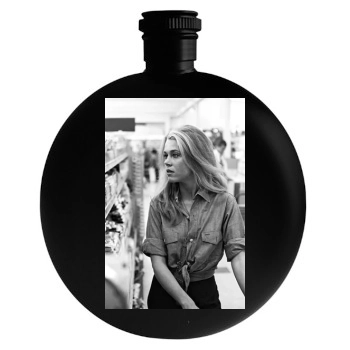 Jane Fonda Round Flask