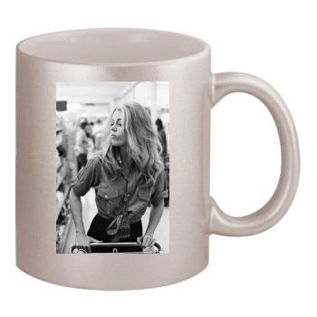 Jane Fonda 11oz Metallic Silver Mug