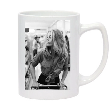 Jane Fonda 14oz White Statesman Mug