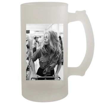 Jane Fonda 16oz Frosted Beer Stein