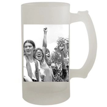 Jane Fonda 16oz Frosted Beer Stein