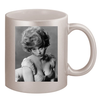 Jane Fonda 11oz Metallic Silver Mug