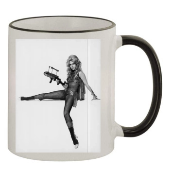 Jane Fonda 11oz Colored Rim & Handle Mug