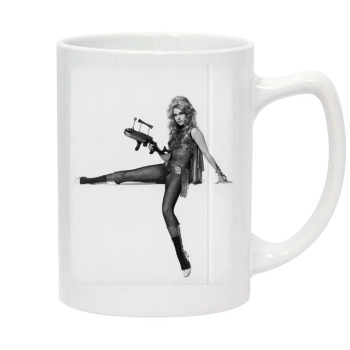 Jane Fonda 14oz White Statesman Mug