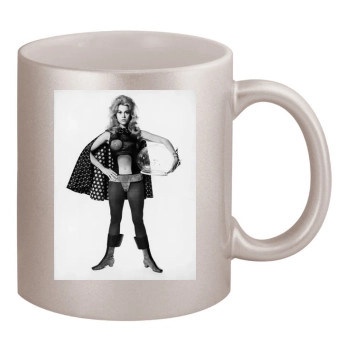 Jane Fonda 11oz Metallic Silver Mug