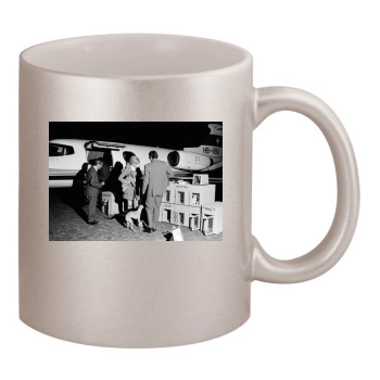 Jane Fonda 11oz Metallic Silver Mug