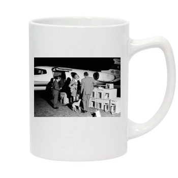 Jane Fonda 14oz White Statesman Mug