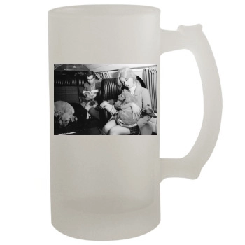 Jane Fonda 16oz Frosted Beer Stein