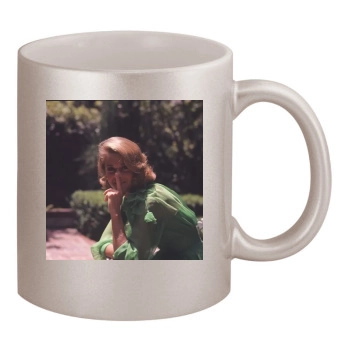 Jane Fonda 11oz Metallic Silver Mug