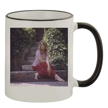 Jane Fonda 11oz Colored Rim & Handle Mug