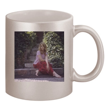 Jane Fonda 11oz Metallic Silver Mug