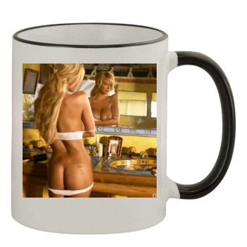 Jenna Jameson 11oz Colored Rim & Handle Mug