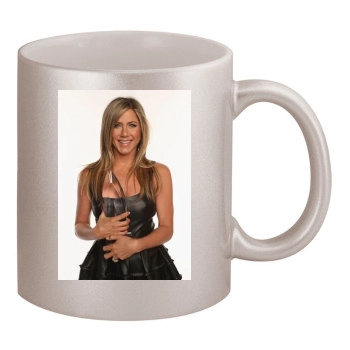 Jennifer Aniston 11oz Metallic Silver Mug