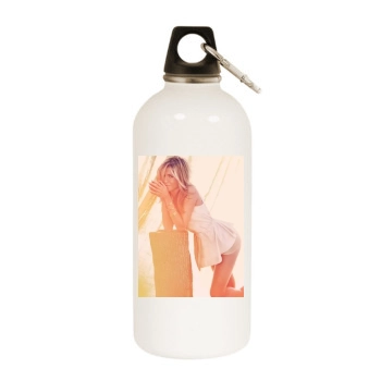 Jennifer Aniston White Water Bottle With Carabiner