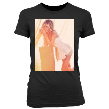 Jennifer Aniston Women's Junior Cut Crewneck T-Shirt