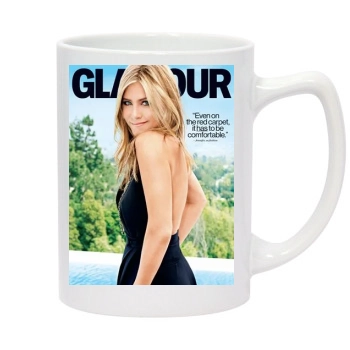 Jennifer Aniston 14oz White Statesman Mug