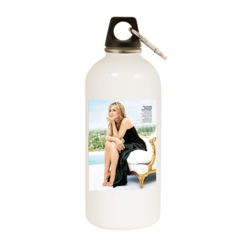 Jennifer Aniston White Water Bottle With Carabiner