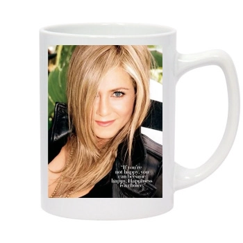 Jennifer Aniston 14oz White Statesman Mug